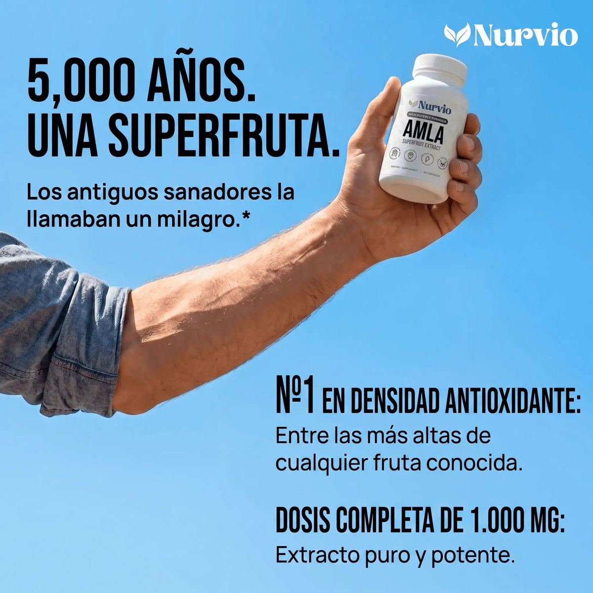 Cápsulas de Superfruta de Amla