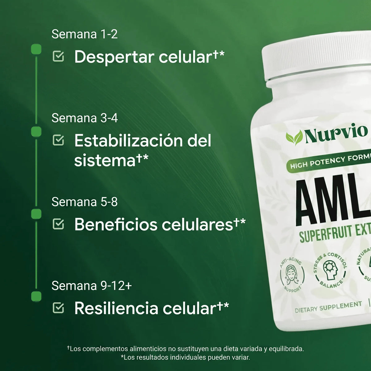 Cápsulas de Superfruta de Amla