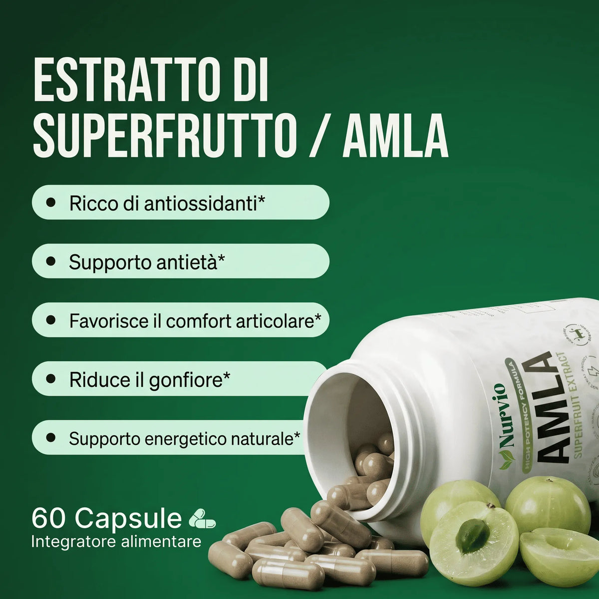 Capsule di Amla Superfrutto